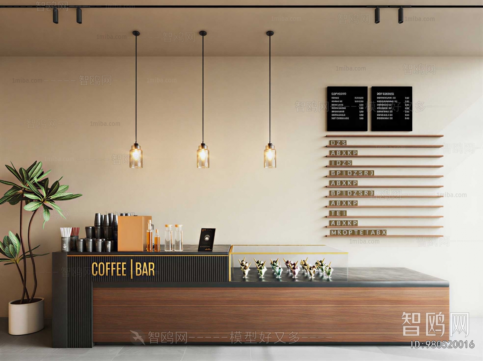 Modern Counter Bar