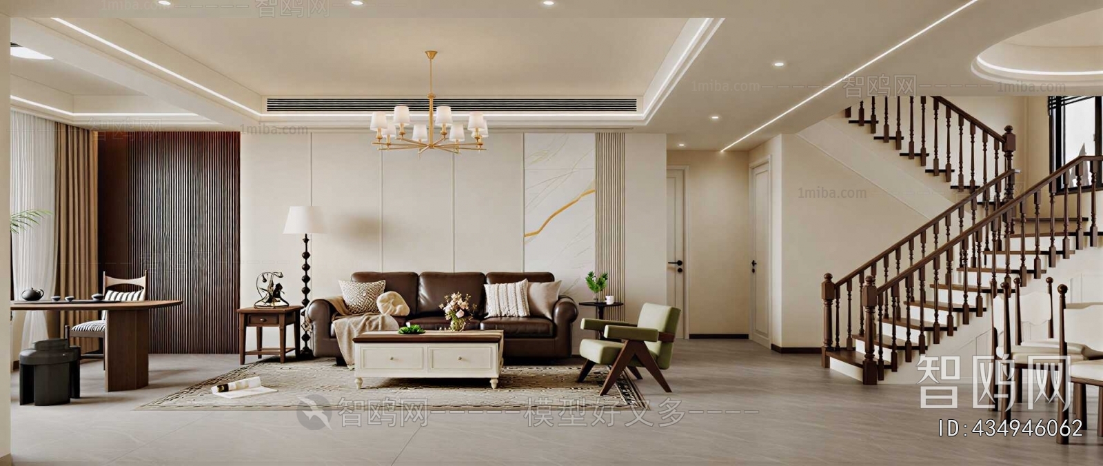 American Style A Living Room