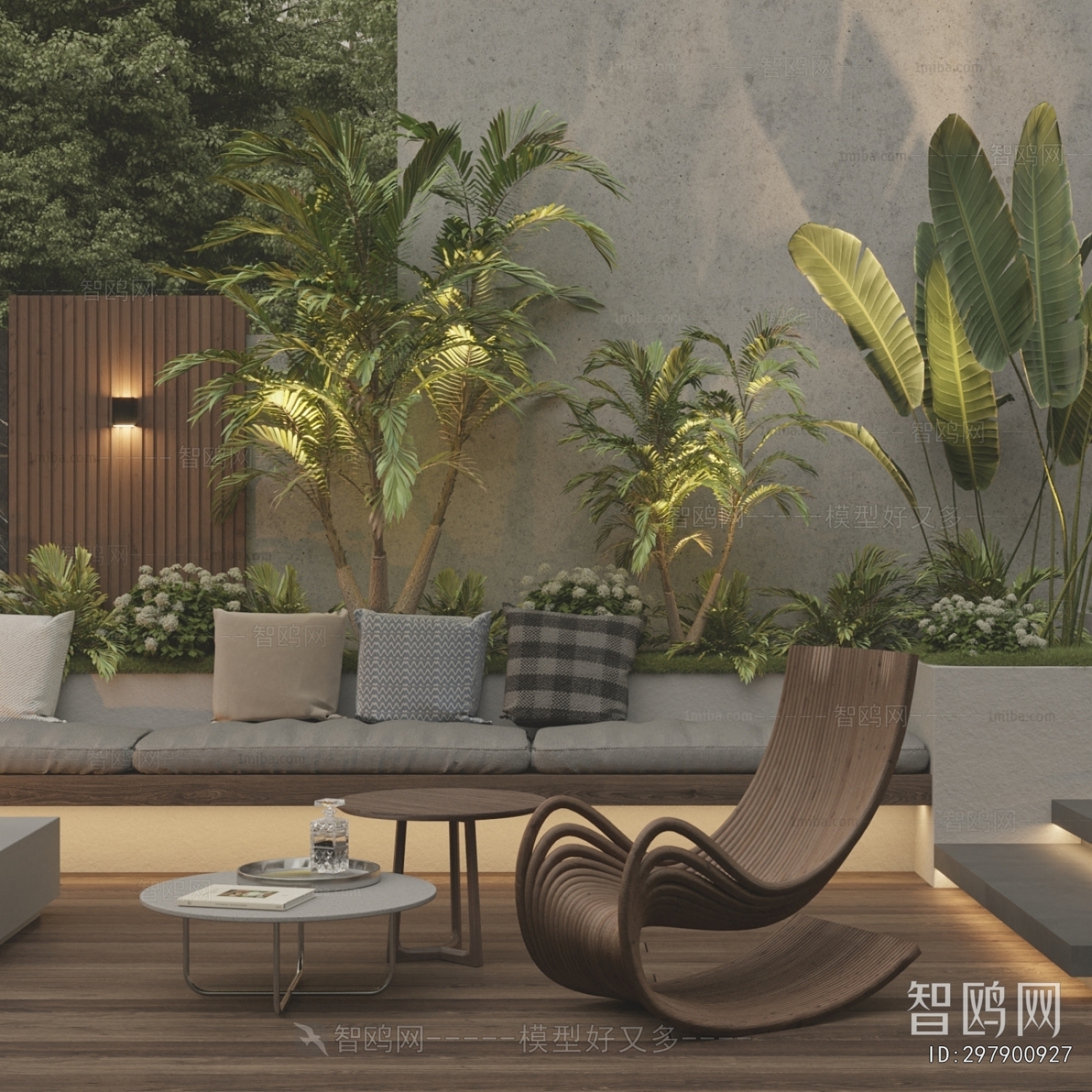 Modern Courtyard/landscape