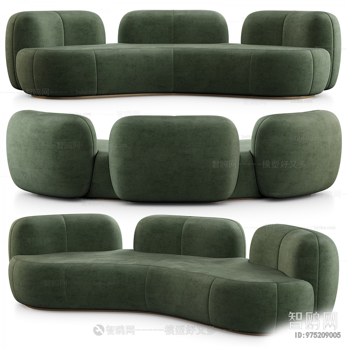 Modern Curved Sofa