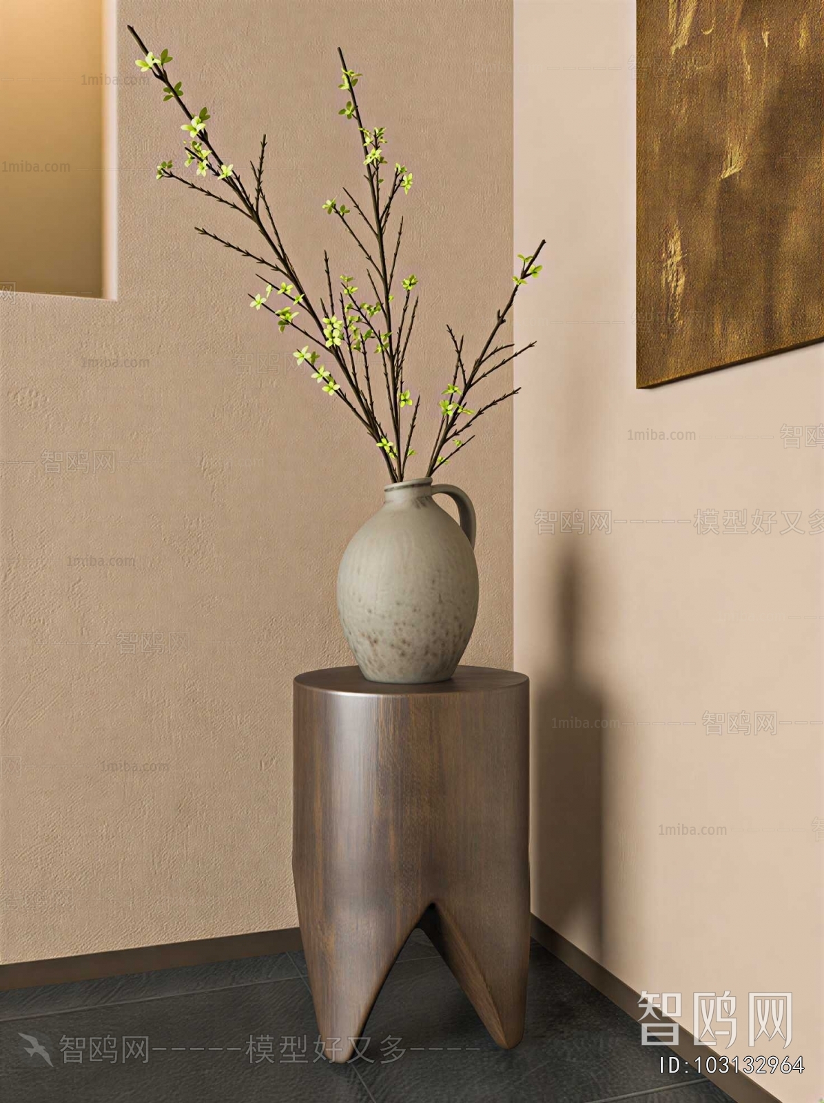 Wabi-sabi Style Dried Branch