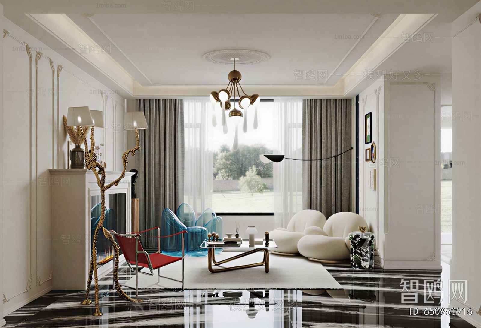 French Style A Living Room