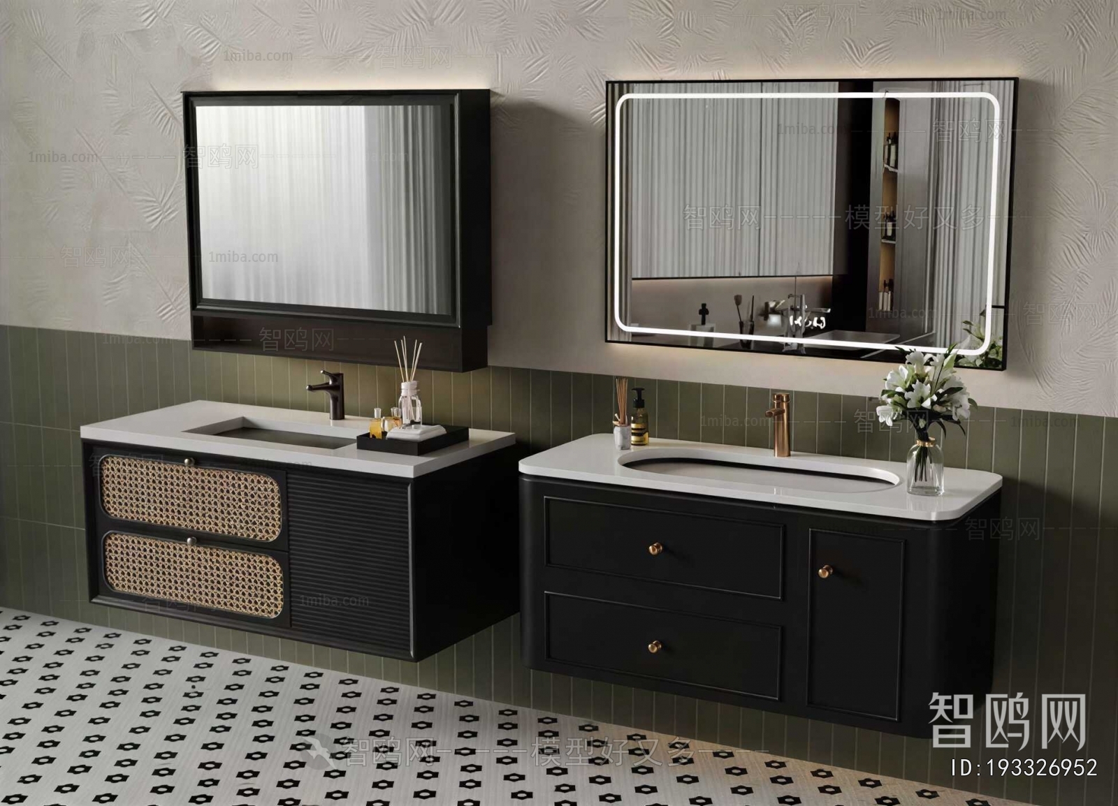 French Style Bathroom Cabinet