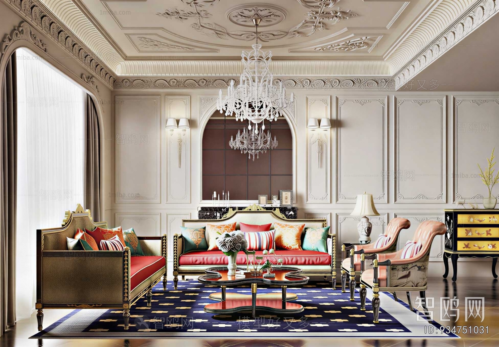 French Style A Living Room