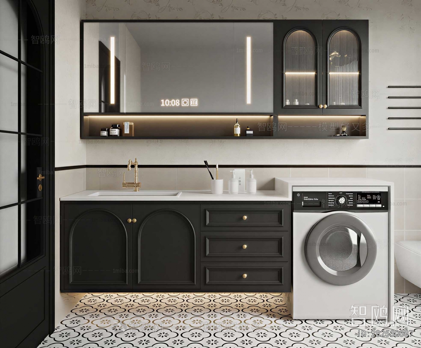 French Style Bathroom Cabinet