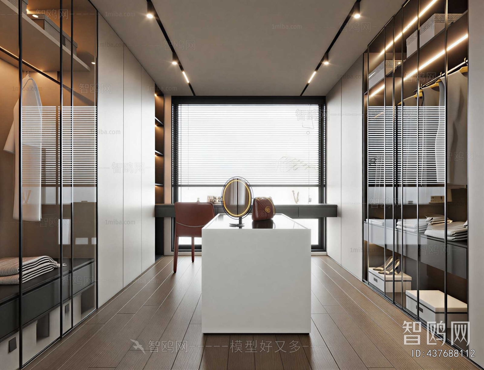 Modern Clothes Storage Area