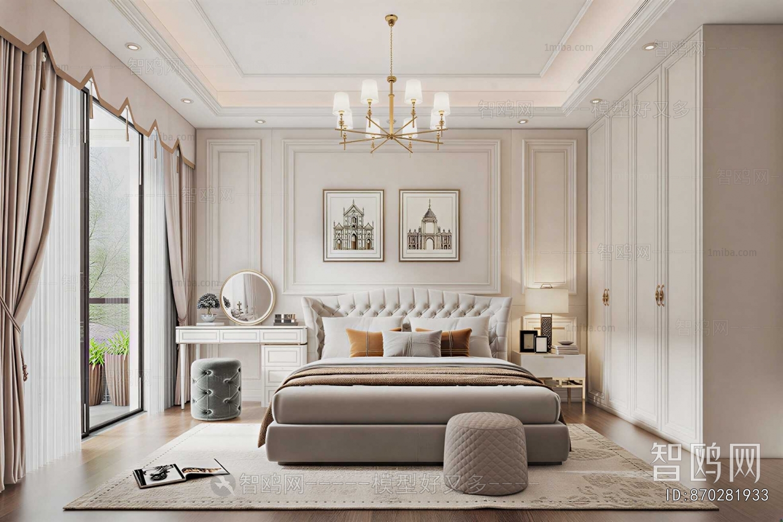 American Style Bedroom