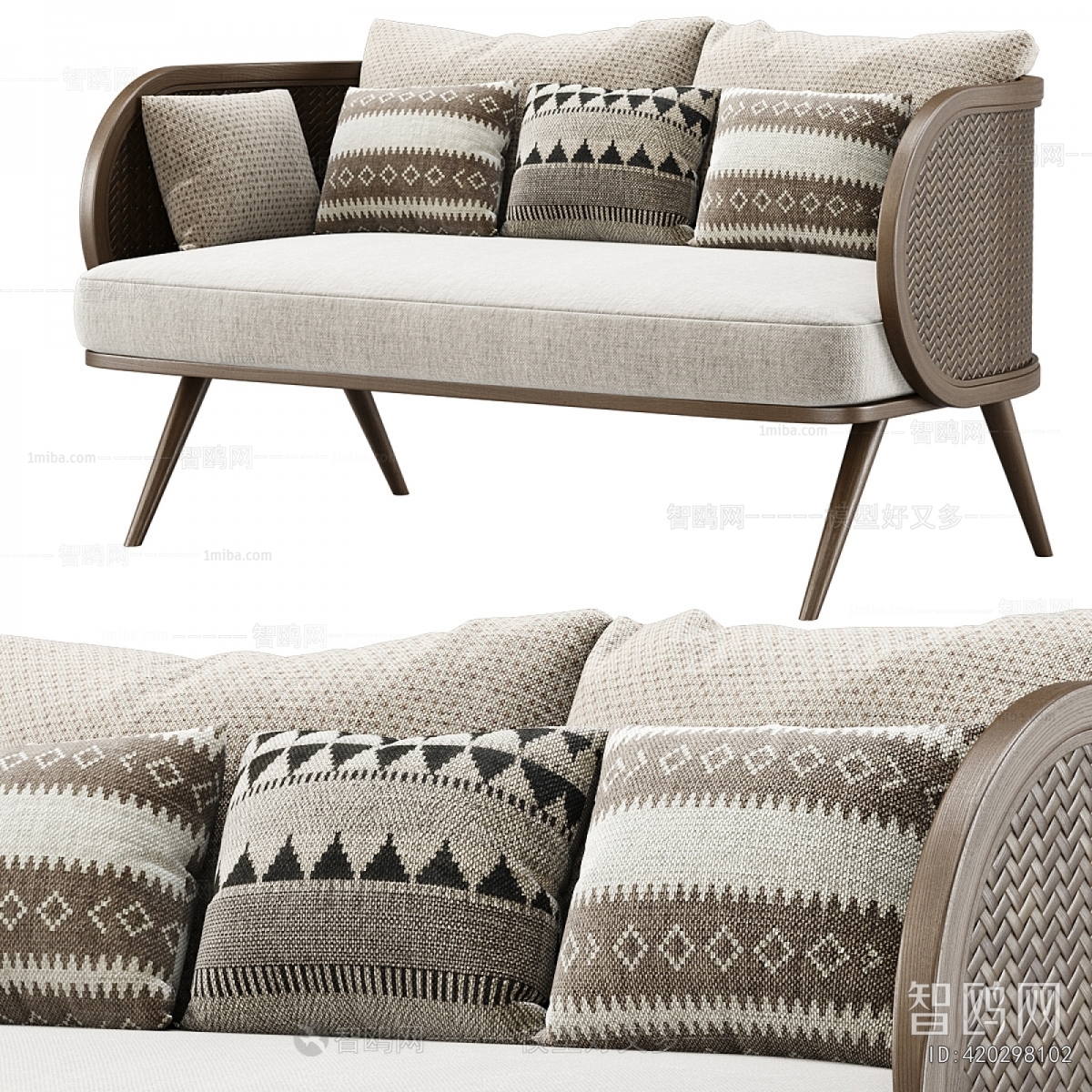 Modern Three-seat Sofa