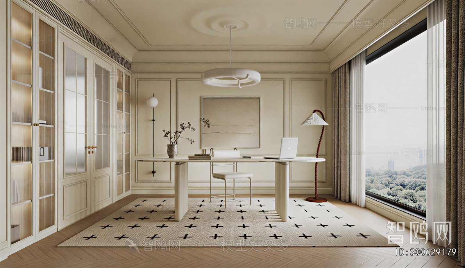 French Style Study Space