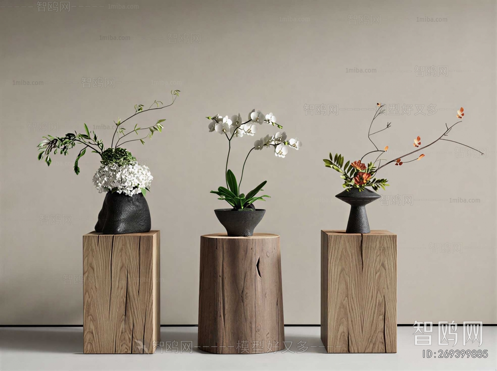 Wabi-sabi Style Flower Arrangement