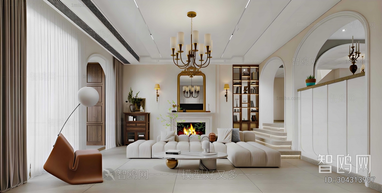 American Style A Living Room