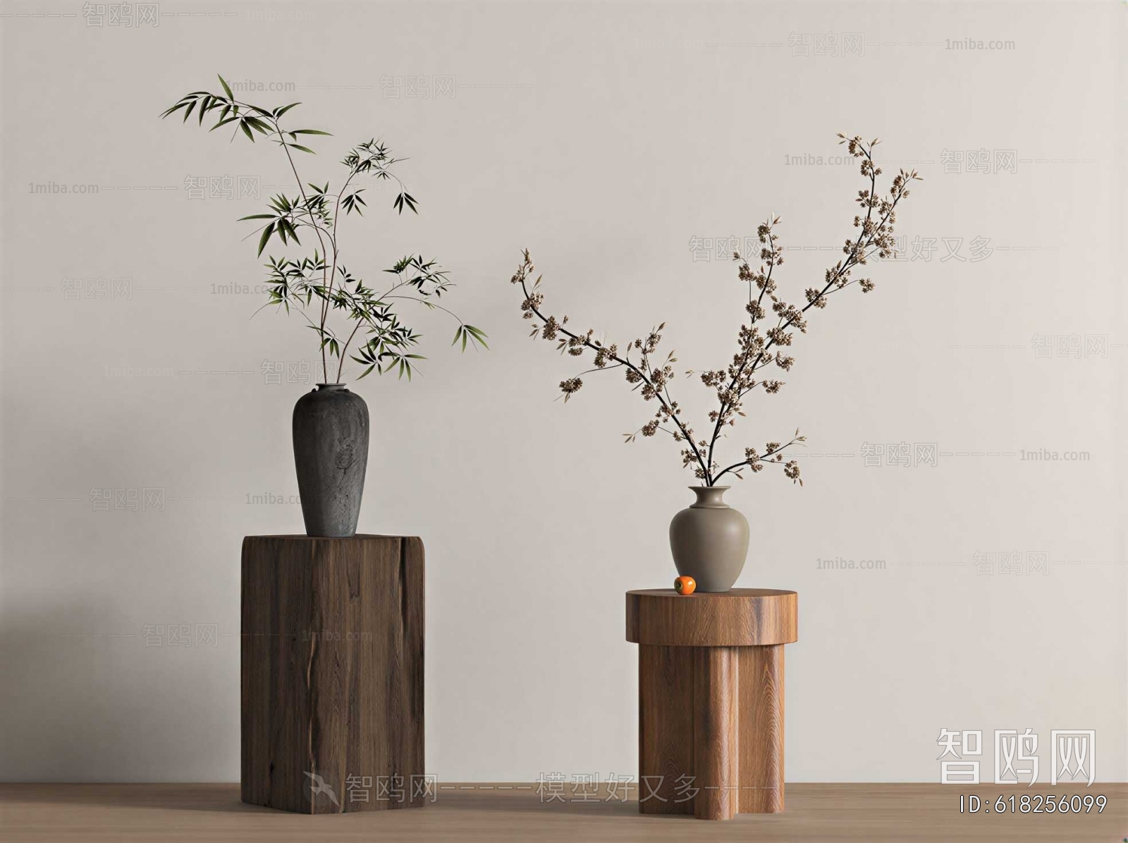 Wabi-sabi Style Dried Branch