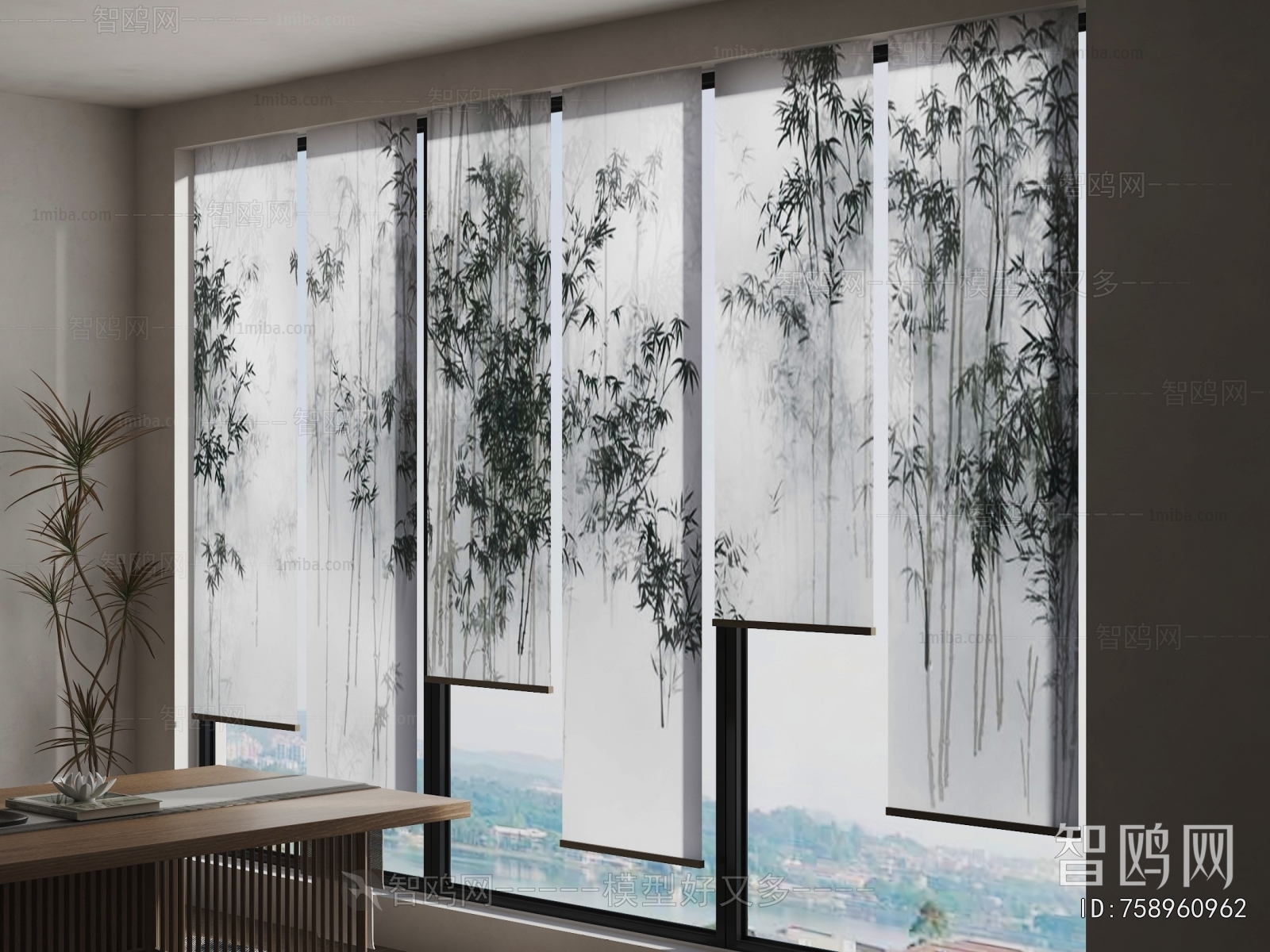 New Chinese Style The Curtain