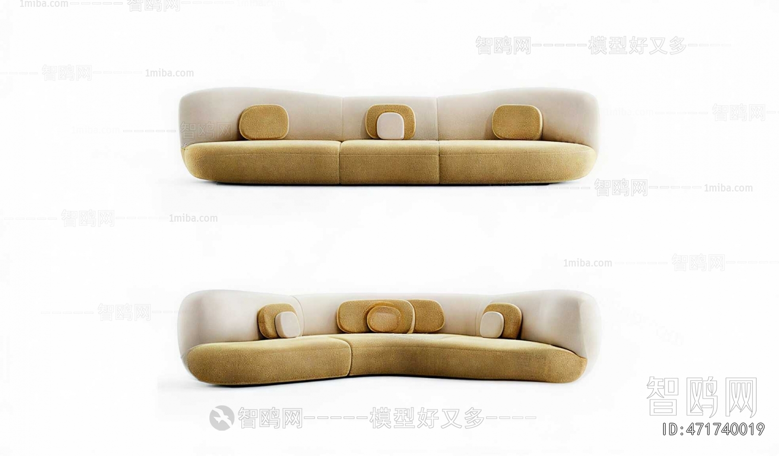Modern Curved Sofa