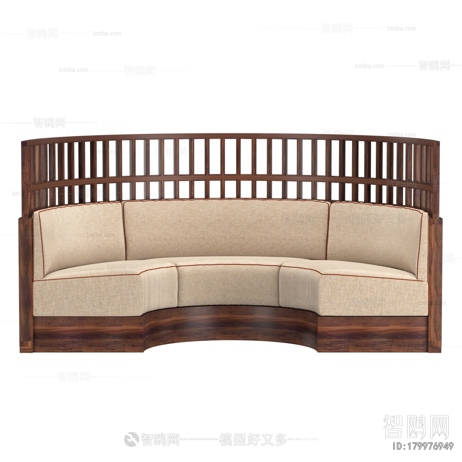 New Chinese Style Card Seat Sofa