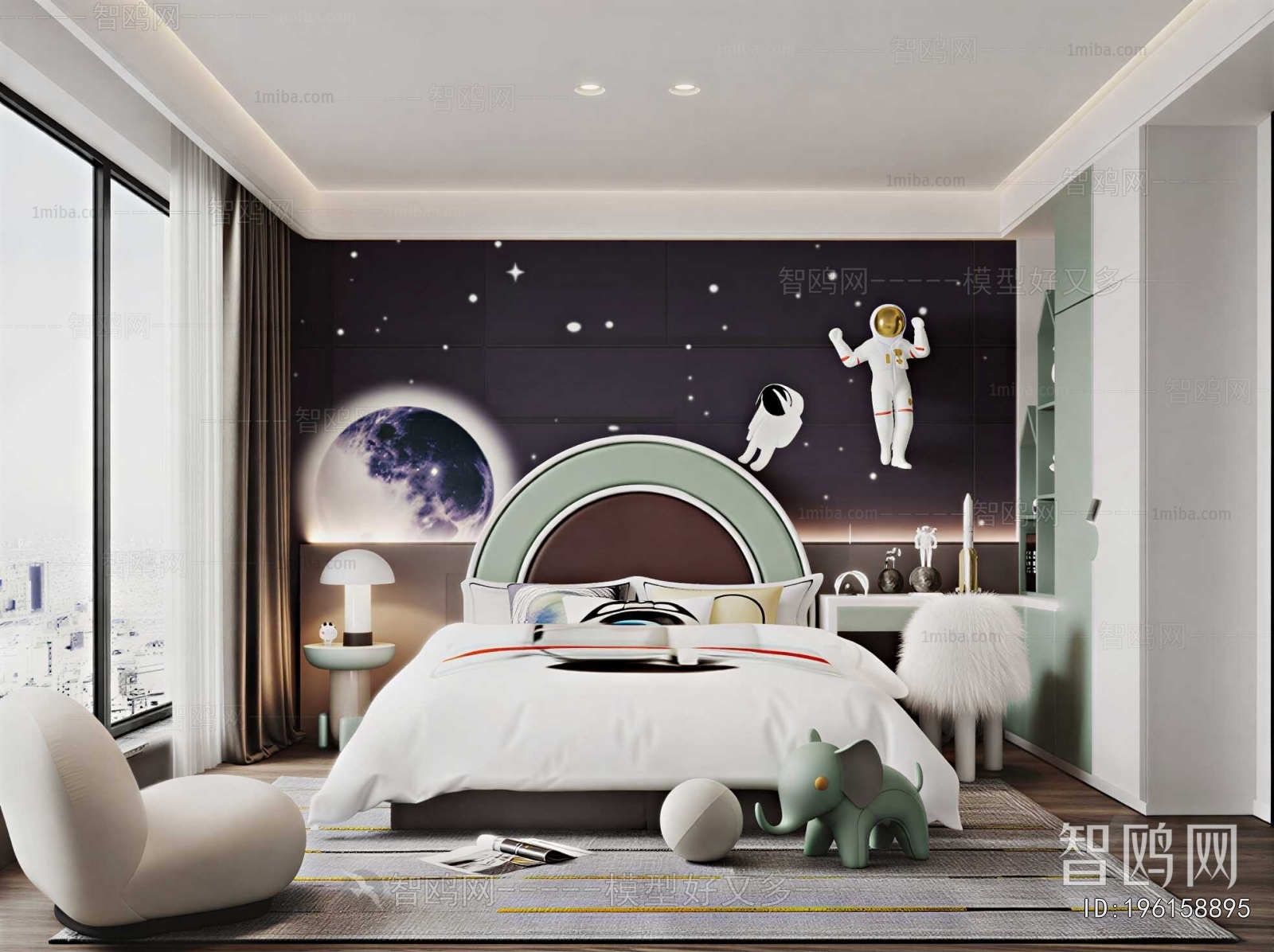 Modern Boy's Room And Son's Room