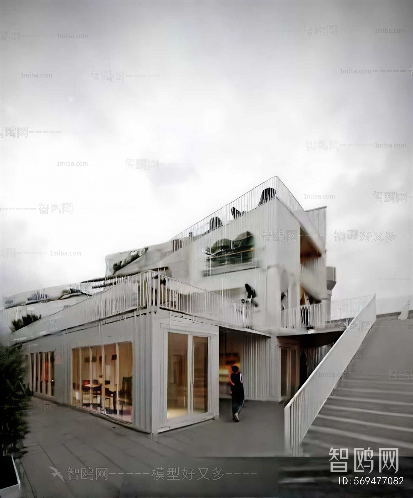 Modern Appearance Of Commercial Building