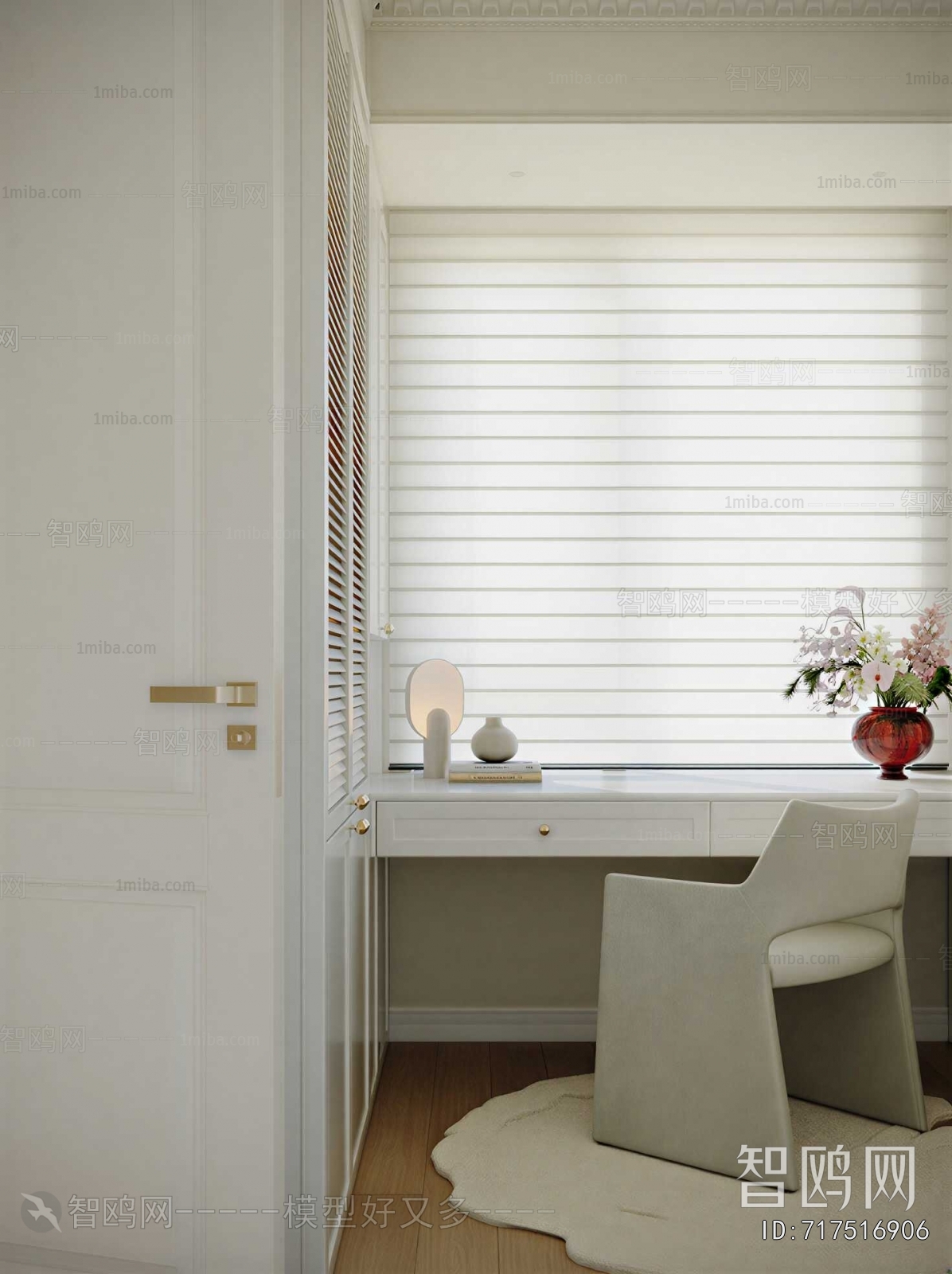 French Style Clothes Storage Area