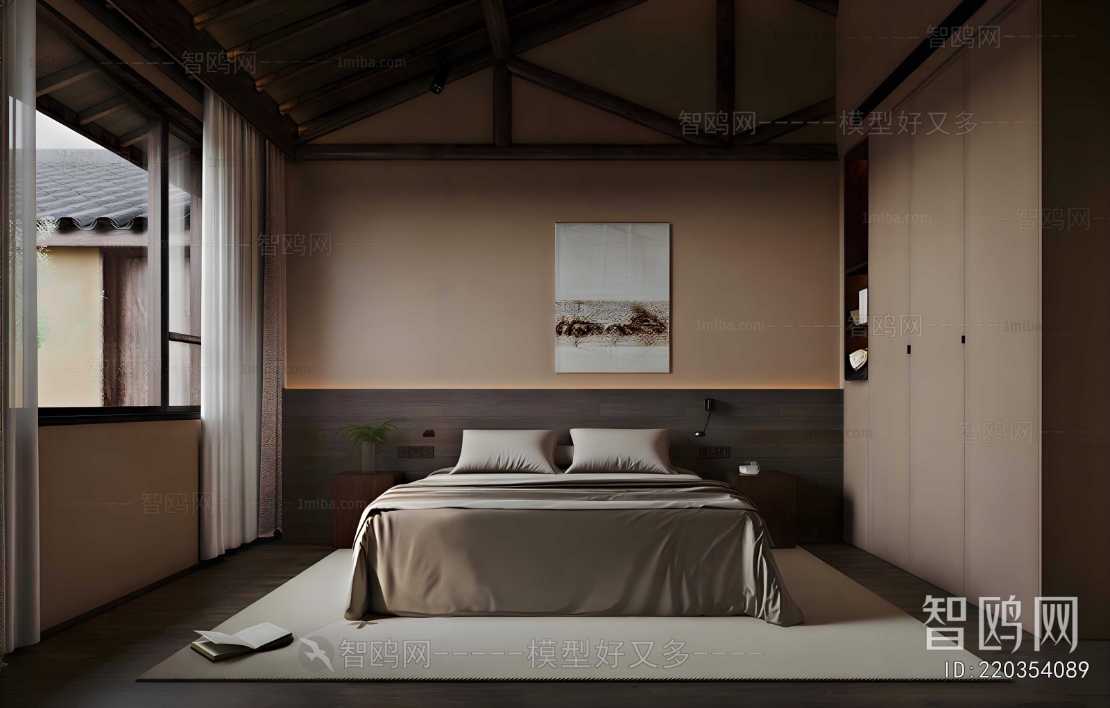 New Chinese Style Bedroom