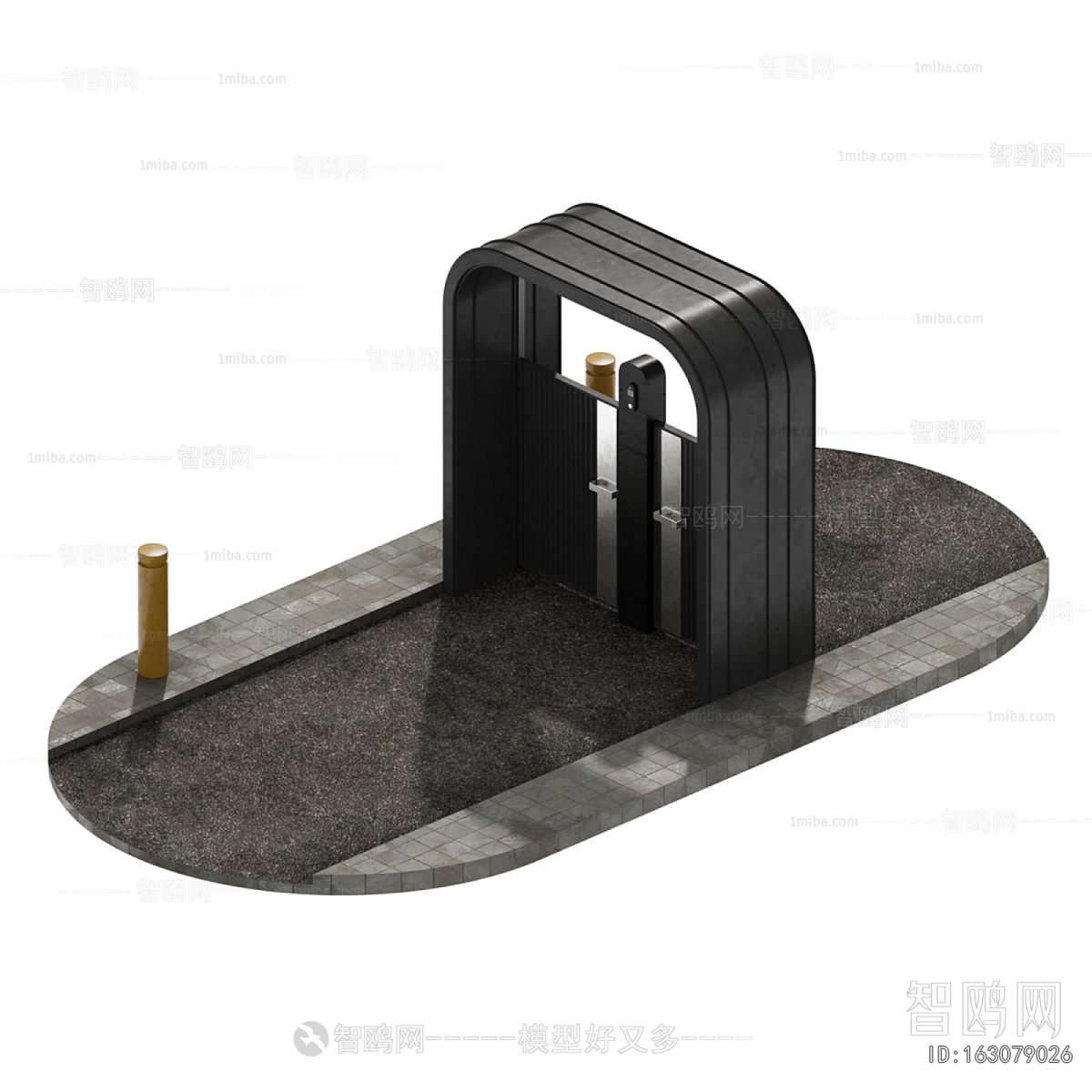 Modern Security Booth