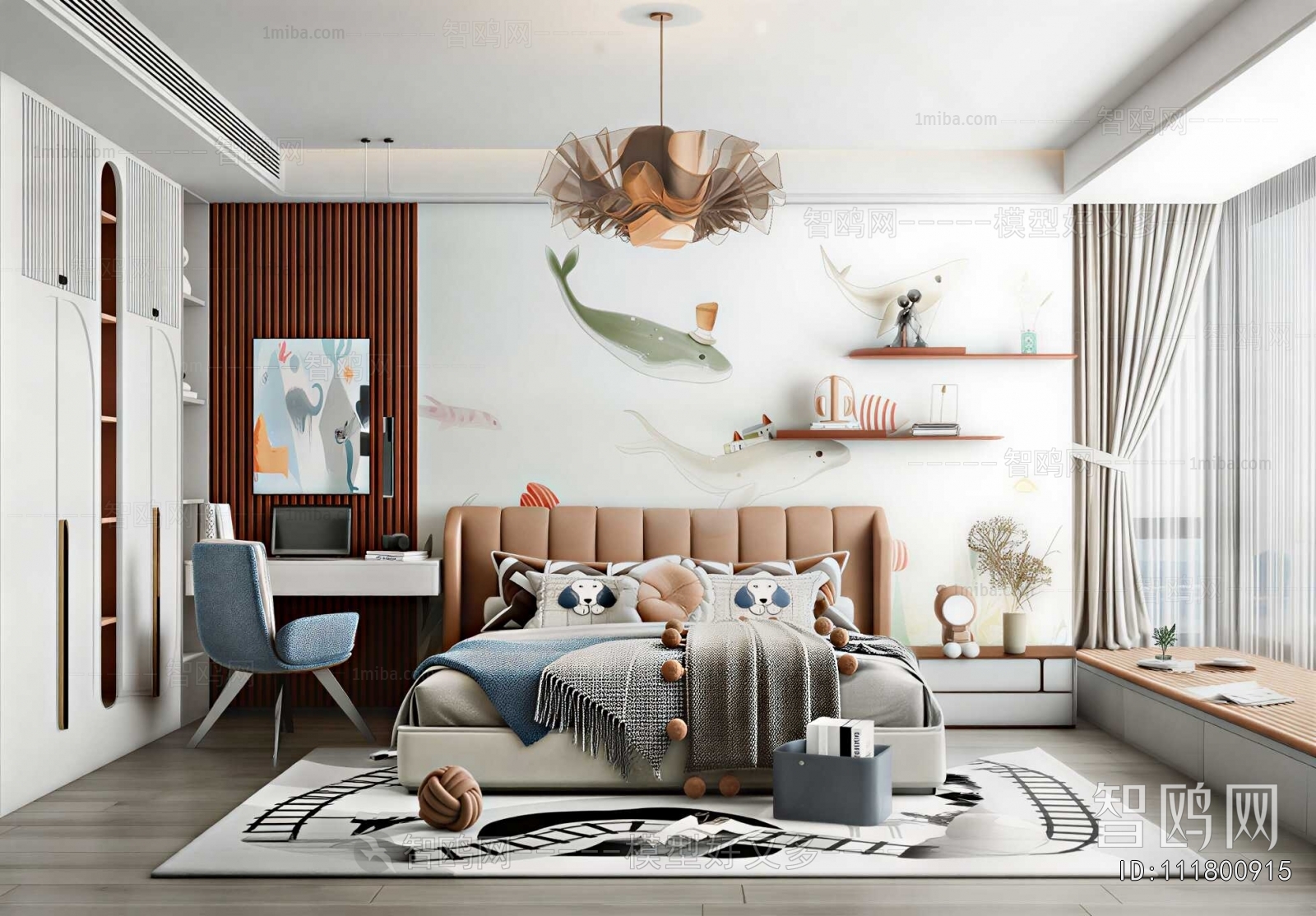 Modern Boy's Room And Son's Room