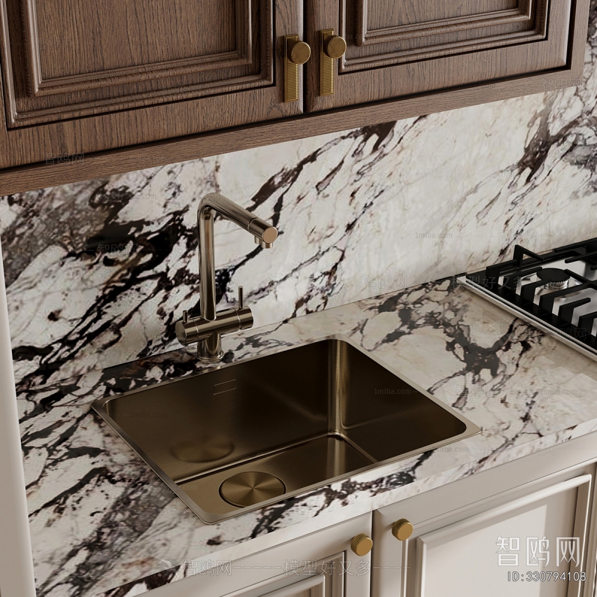 European Style Kitchen Cabinet