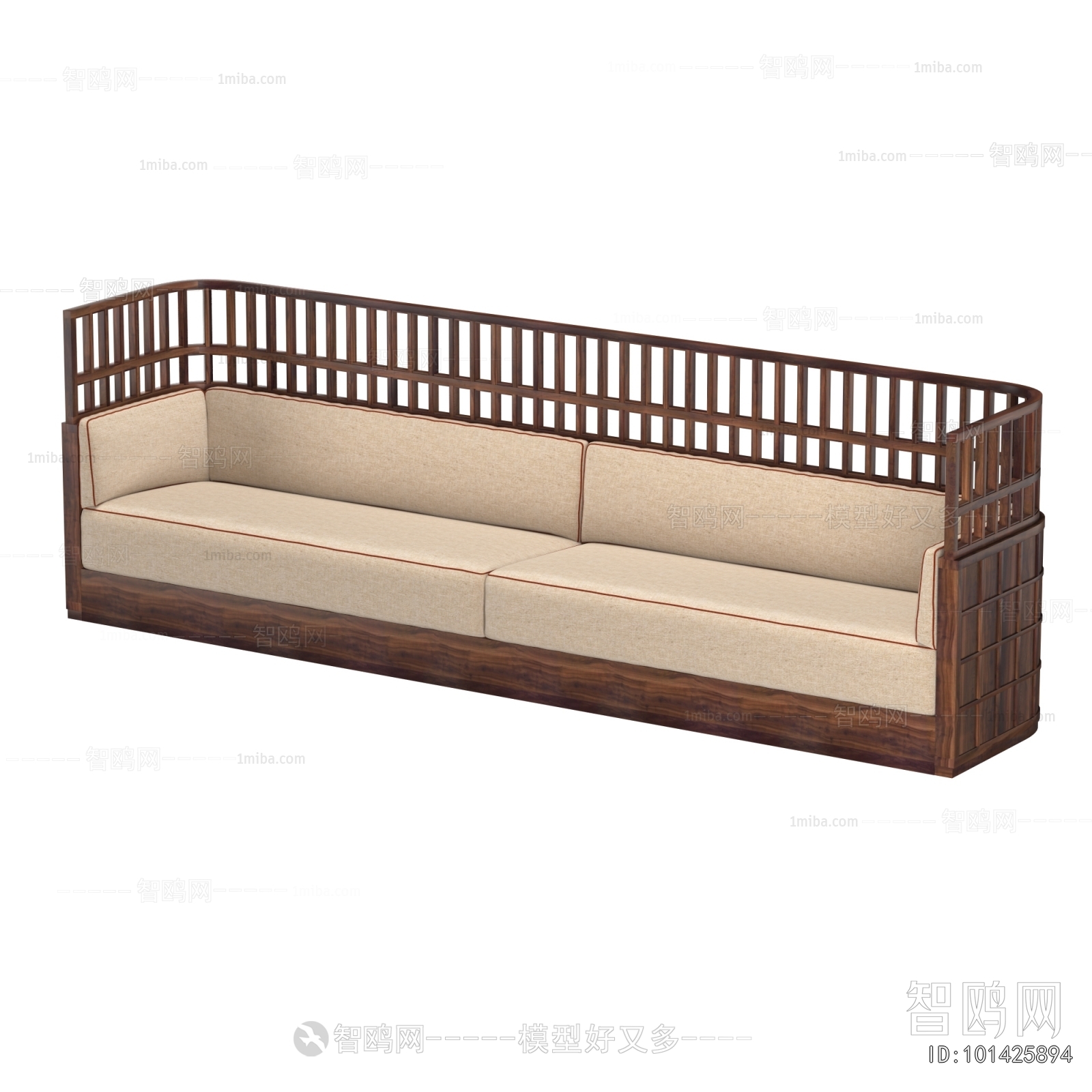 New Chinese Style Card Seat Sofa