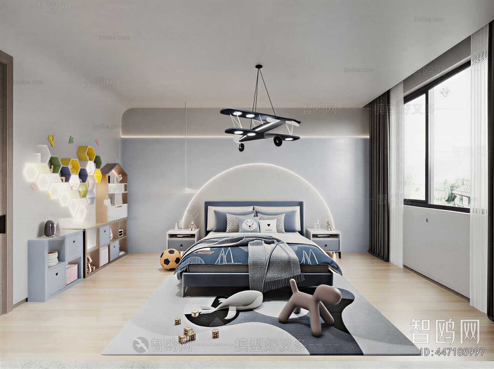 Modern Boy's Room And Son's Room