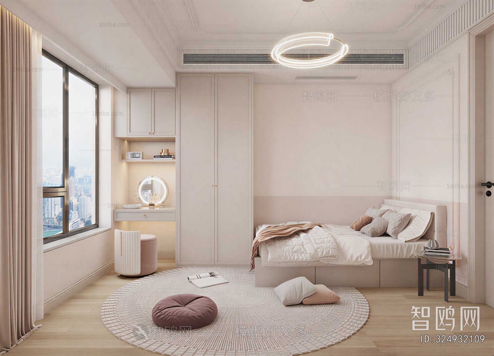 American Style Girl's Room Daughter's Room