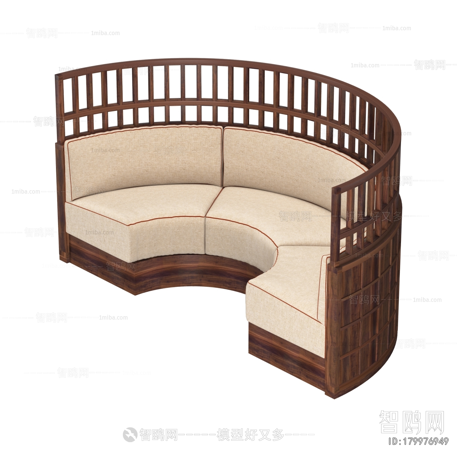 New Chinese Style Card Seat Sofa