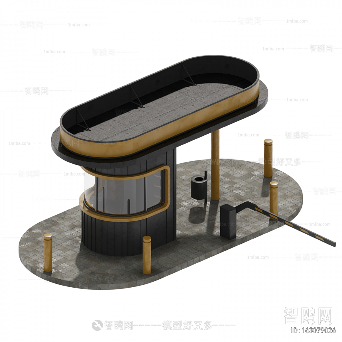 Modern Security Booth