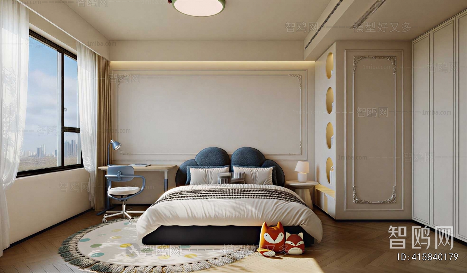 Modern Boy's Room And Son's Room