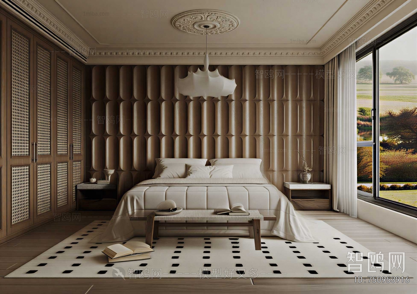 Wabi-sabi Style Bedroom