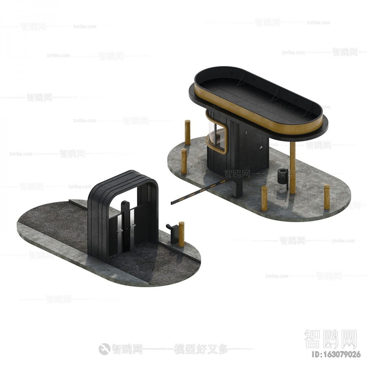 Modern Security Booth