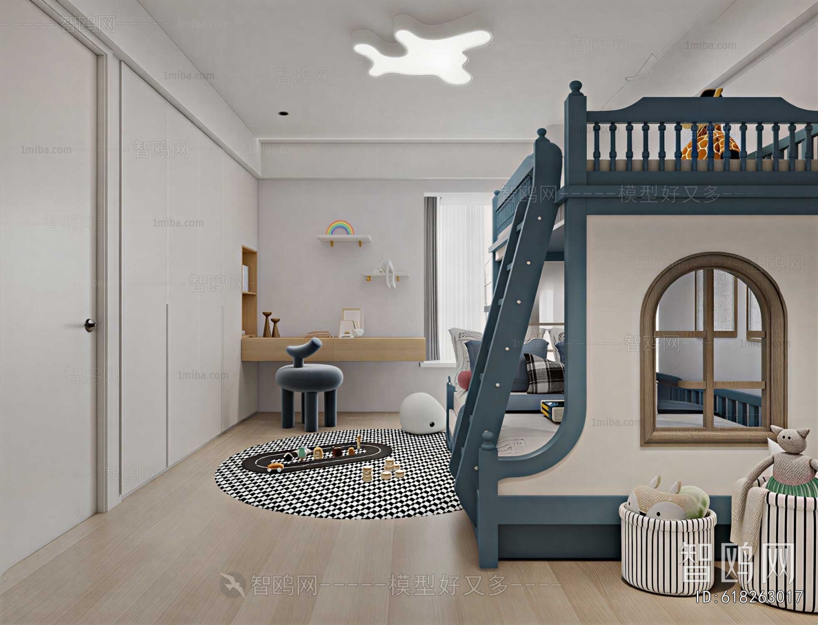 Modern Boy's Room And Son's Room