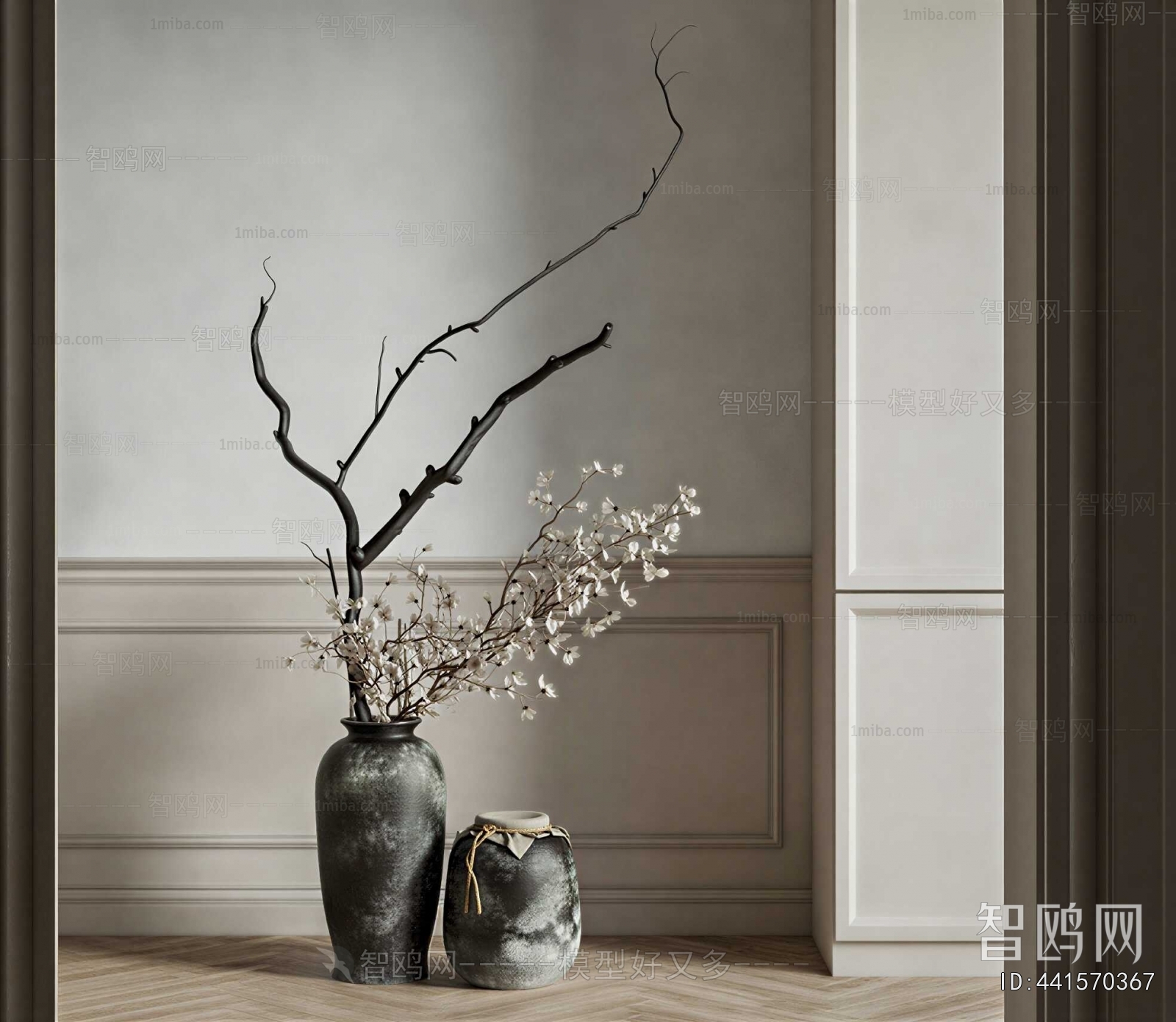 Wabi-sabi Style Dried Branch