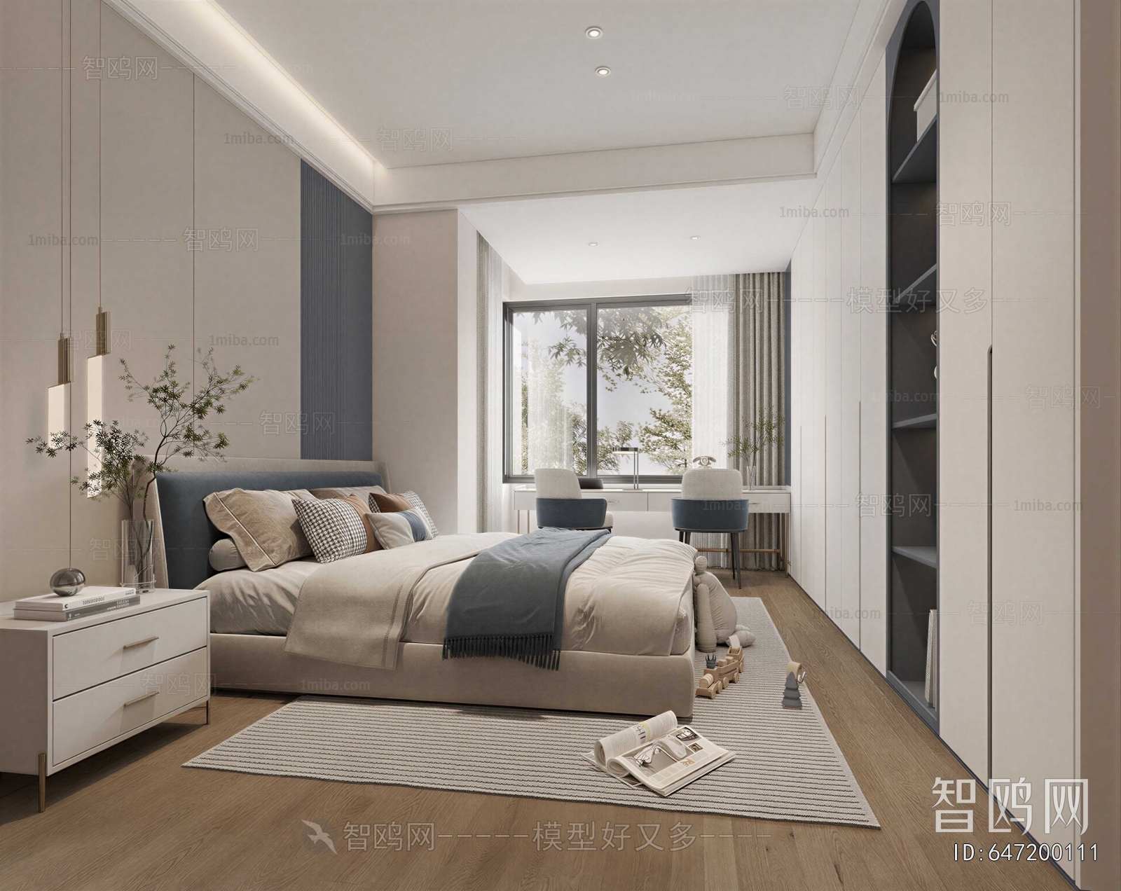 Modern Boy's Room And Son's Room