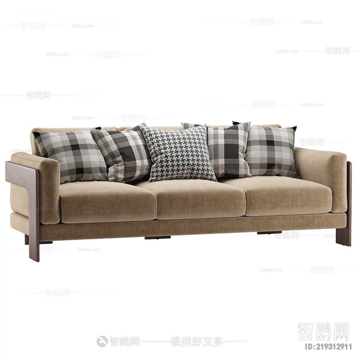Modern Three-seat Sofa