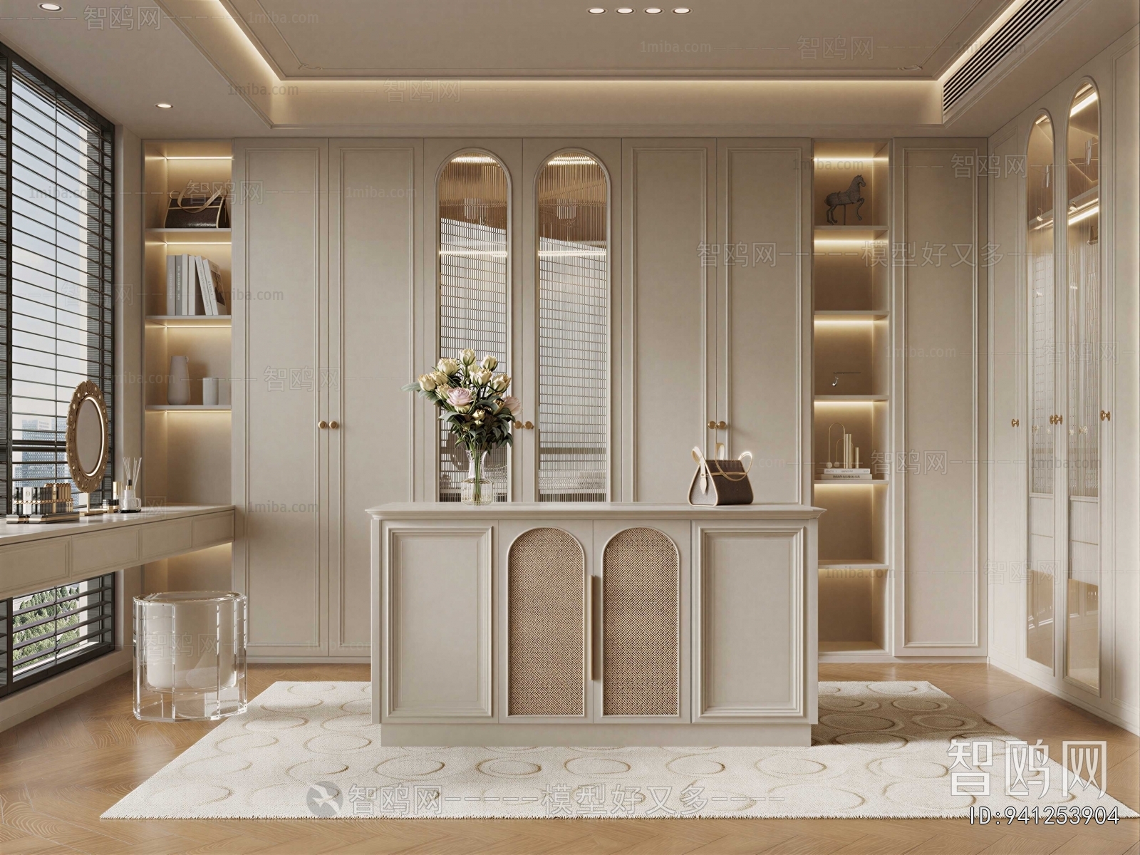 Modern Clothes Storage Area