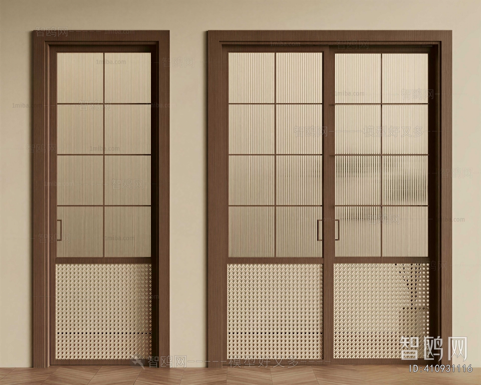 New Chinese Style Sliding Door