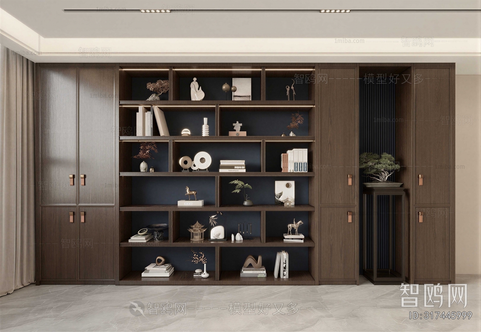 New Chinese Style Decorative Cabinet