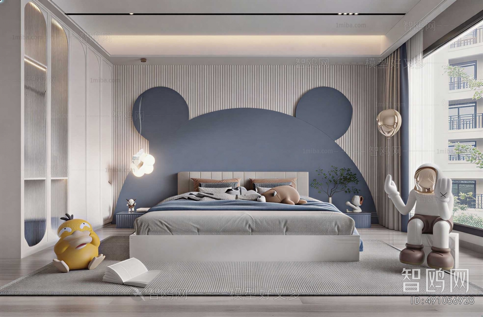 Modern Boy's Room And Son's Room