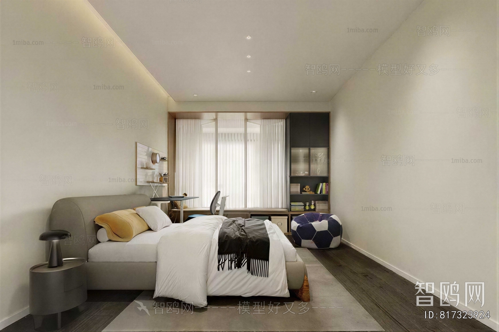 Modern Boy's Room And Son's Room