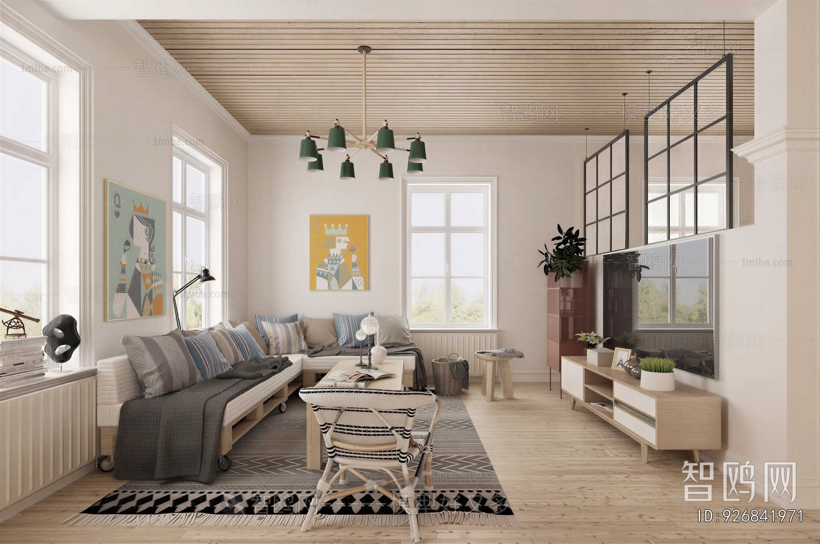 Nordic Style A Living Room