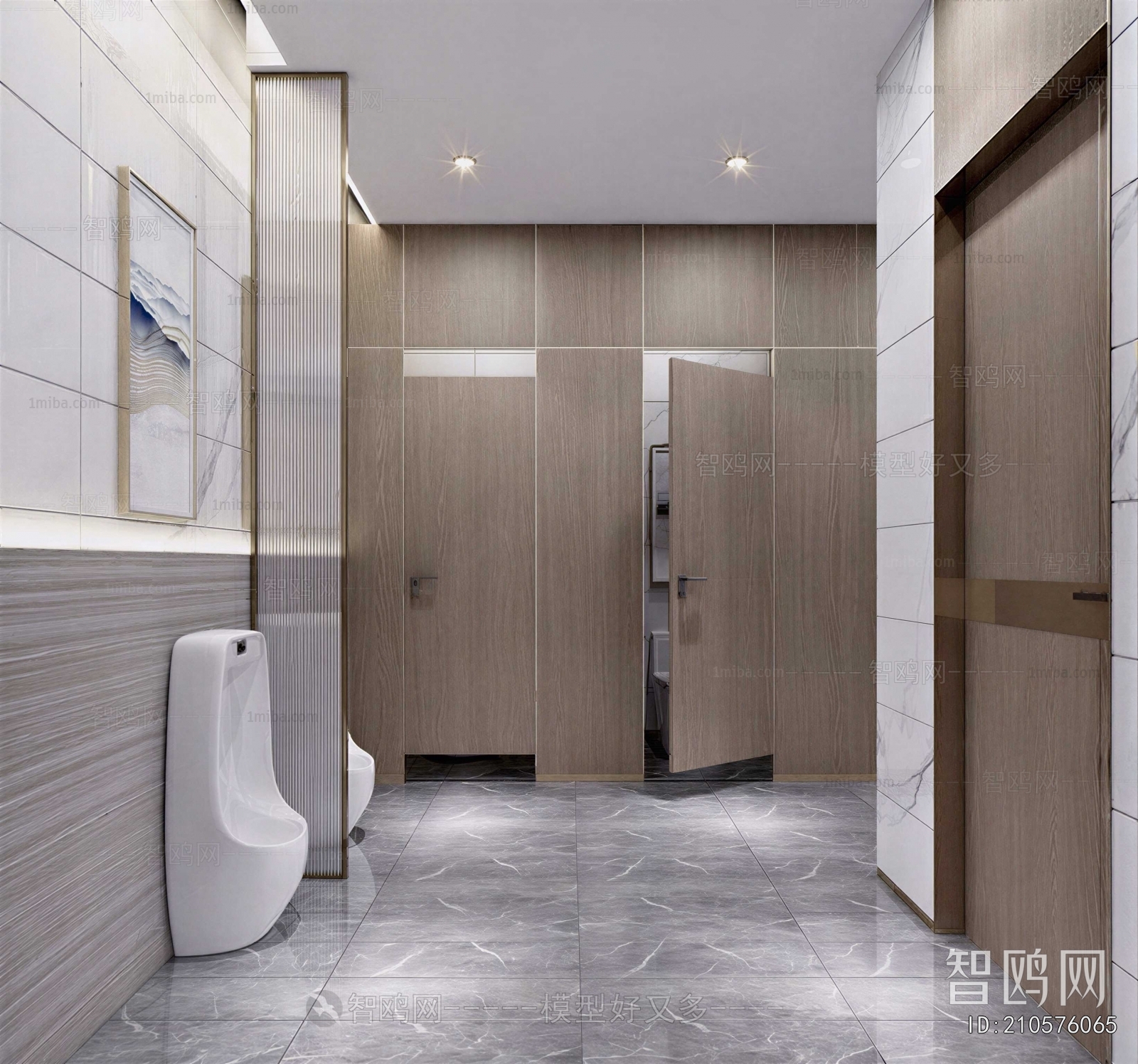 Modern Public Toilet