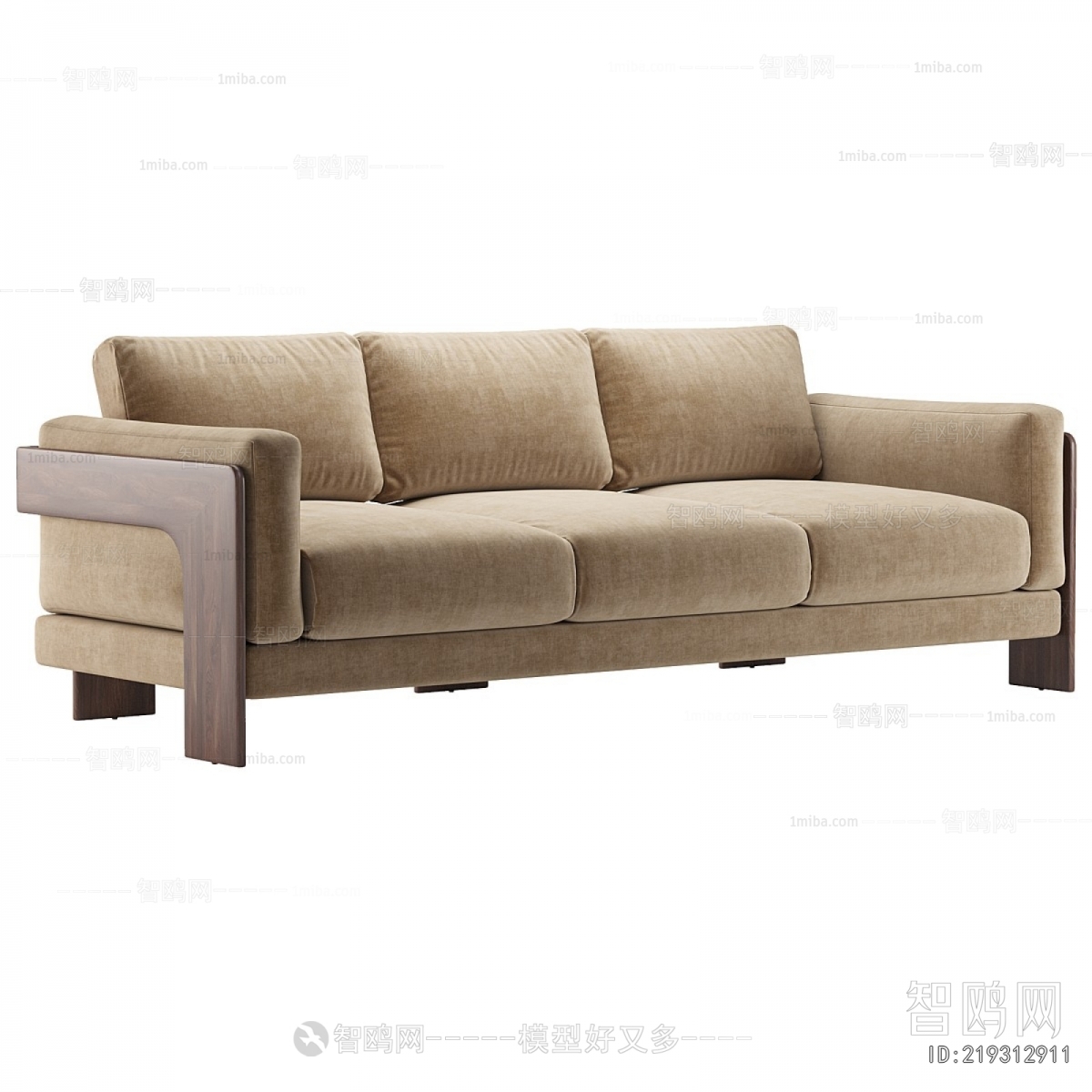 Modern Three-seat Sofa