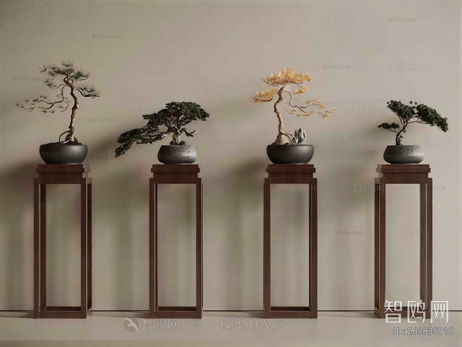 New Chinese Style Bonsai