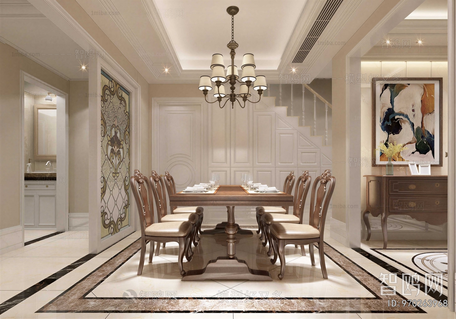 European Style Dining Room