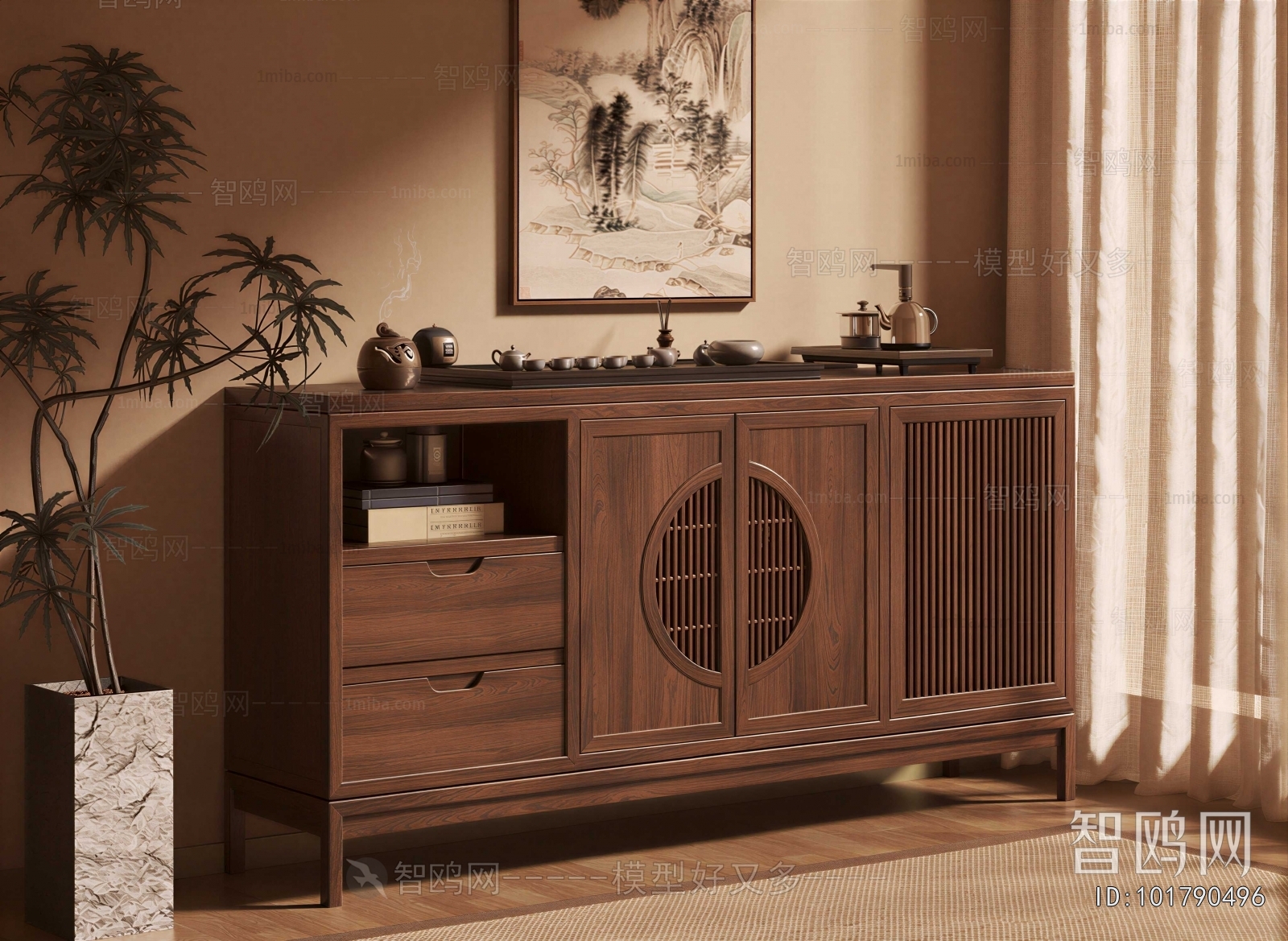New Chinese Style Sideboard