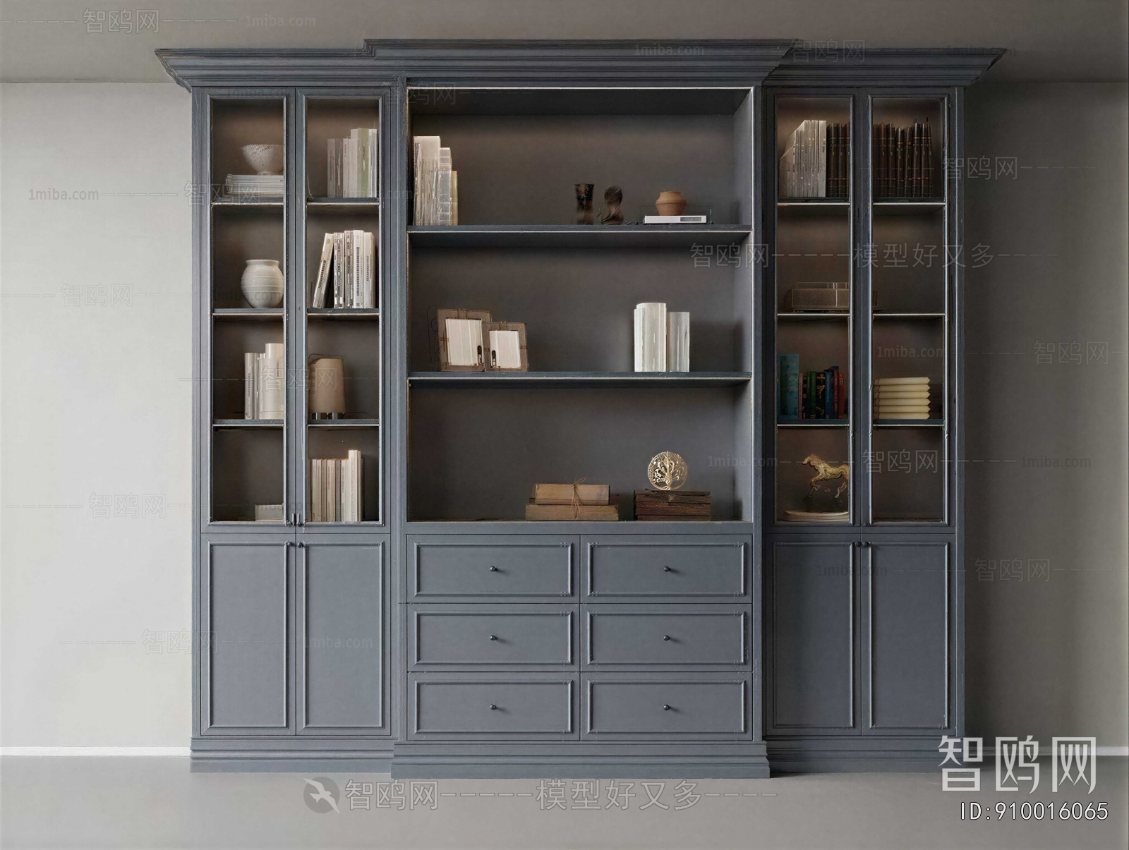 Simple European Style Bookcase